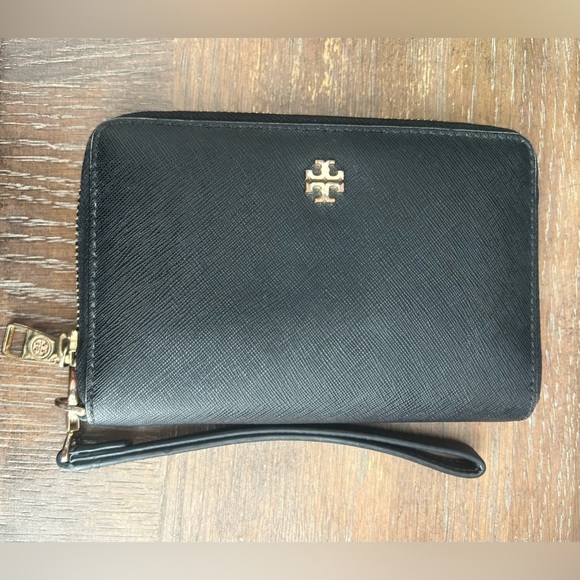 Tory Burch Black Wallet - Authentic - Picture 1 of 8